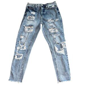 KanCan Distressed Womens Denim Jeans-Size 5/26-GUC